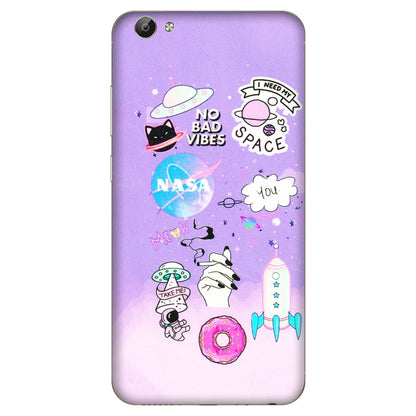 VIVO Y Series Phone Skins (All Models) - I Need My Nasa Skin - 3D Embossed Finish (L-149) Vivo Y66