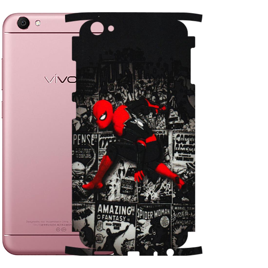 VIVO Y Series Phone Skins (All Models) - SpiderMan New - 3D Embossed Finish (L-162) Vivo Y66
