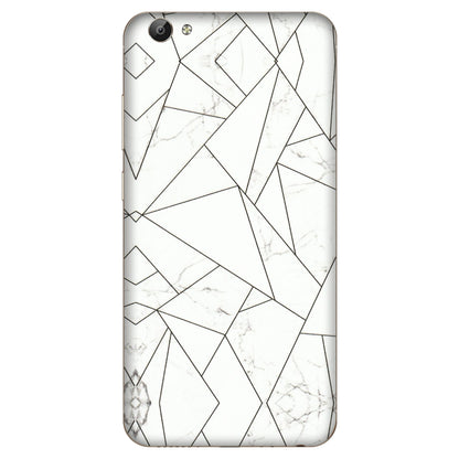 VIVO Y Series Phone Skins (All Models) - Luxury White Marble Effect - 3D Embossed Finish (L-168) Vivo Y66