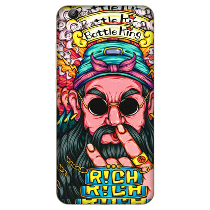 VIVO Y Series Phone Skins (All Models) - Battle King Dude Face - 3D Embossed Finish (L-178) Vivo Y66