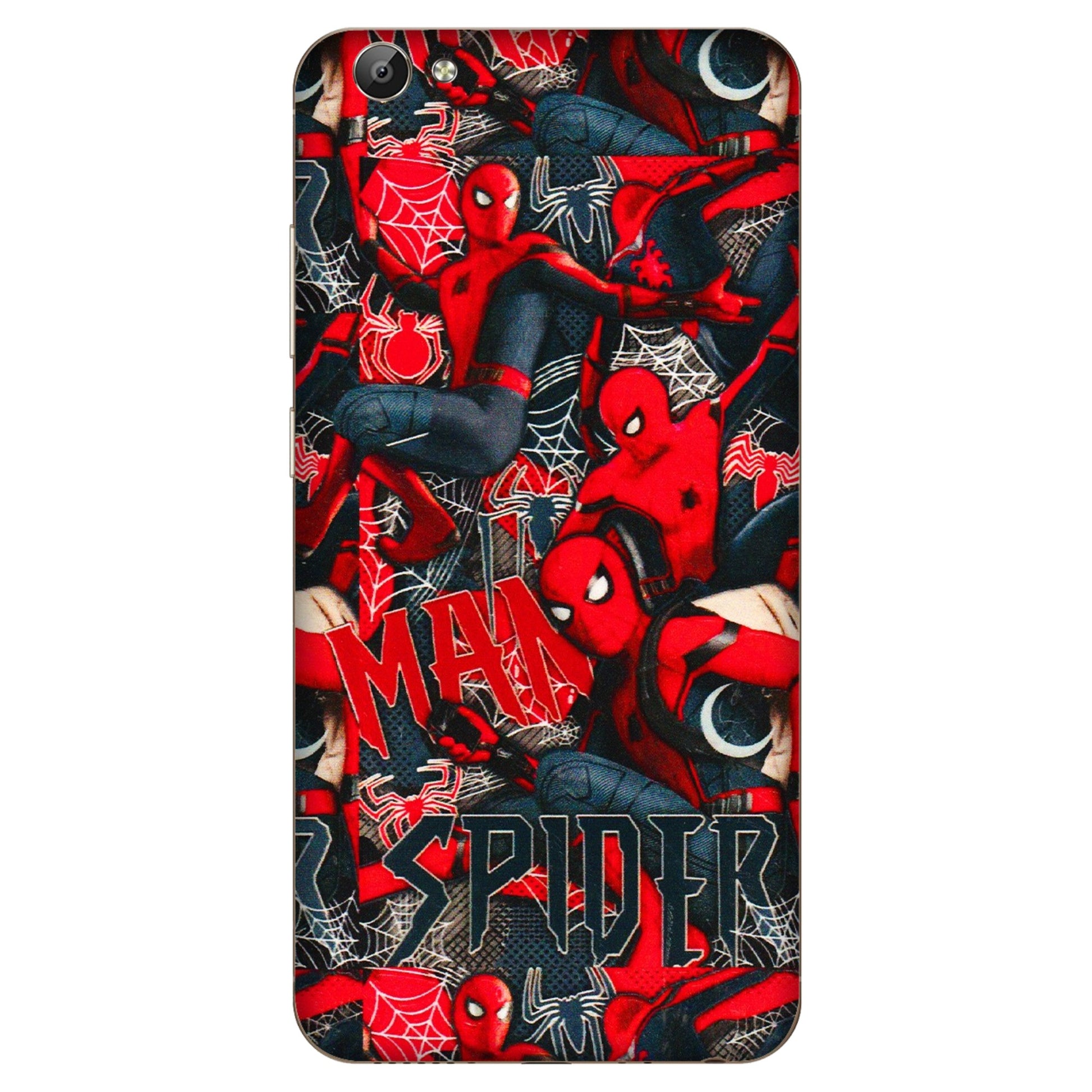 VIVO Y Series Phone Skins (All Models) - SpiderMan Cool - 3D Embossed Finish (L-188) Vivo Y66