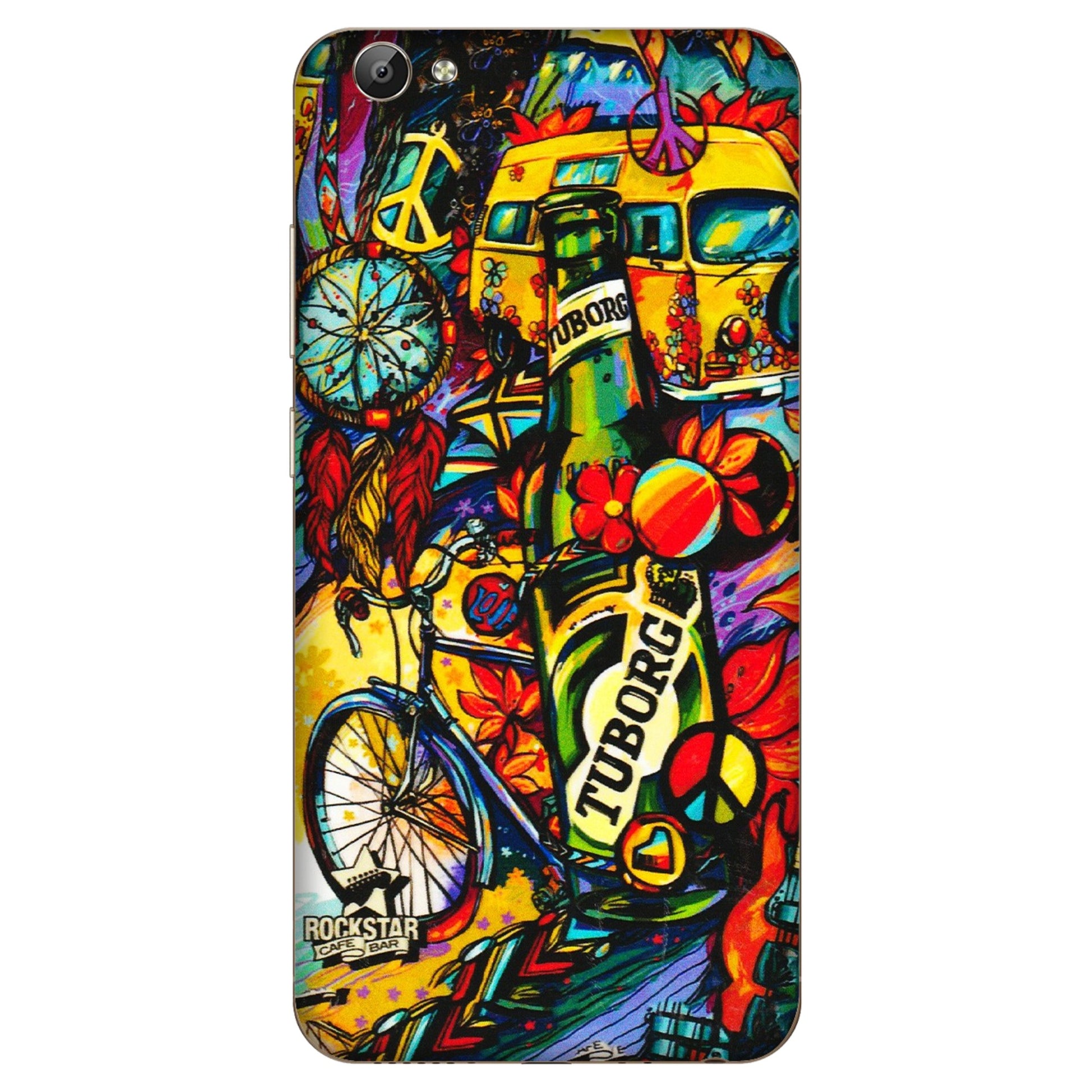 VIVO Y Series Phone Skins (All Models) - Cool Beer Bottle - 3D Embossed Finish (L-193) Vivo Y66