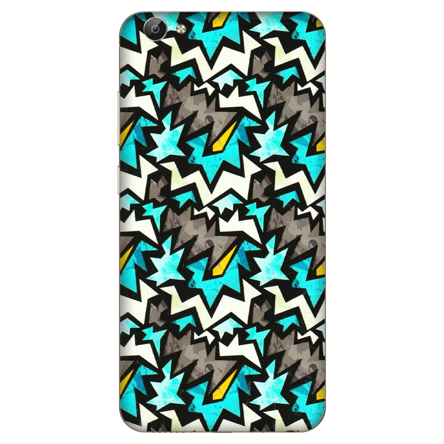 VIVO Y Series Phone Skins (All Models) - Funky Zig Zag - 3D Embossed Finish (L-223) Vivo Y66