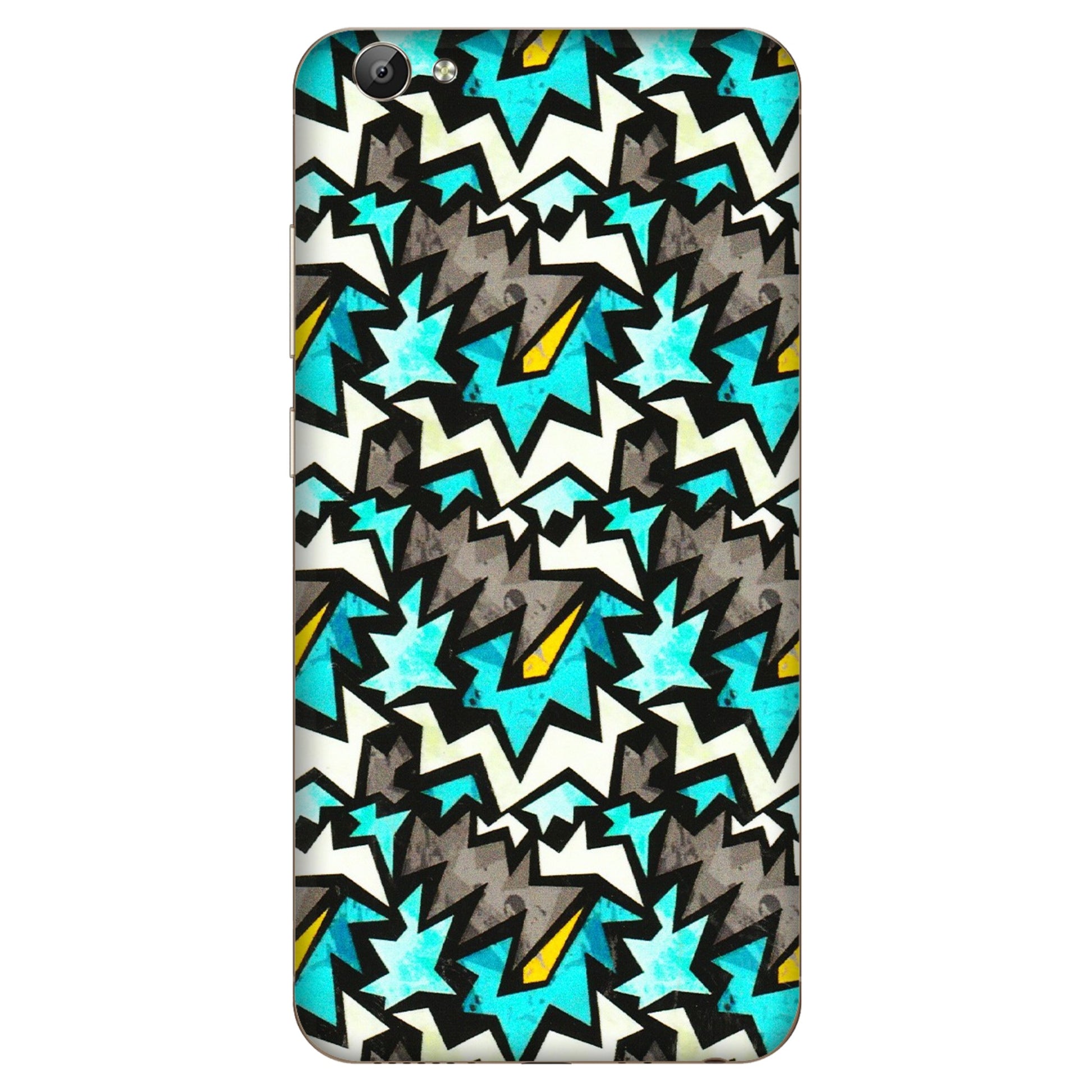 VIVO Y Series Phone Skins (All Models) - Funky Zig Zag - 3D Embossed Finish (L-223) Vivo Y66