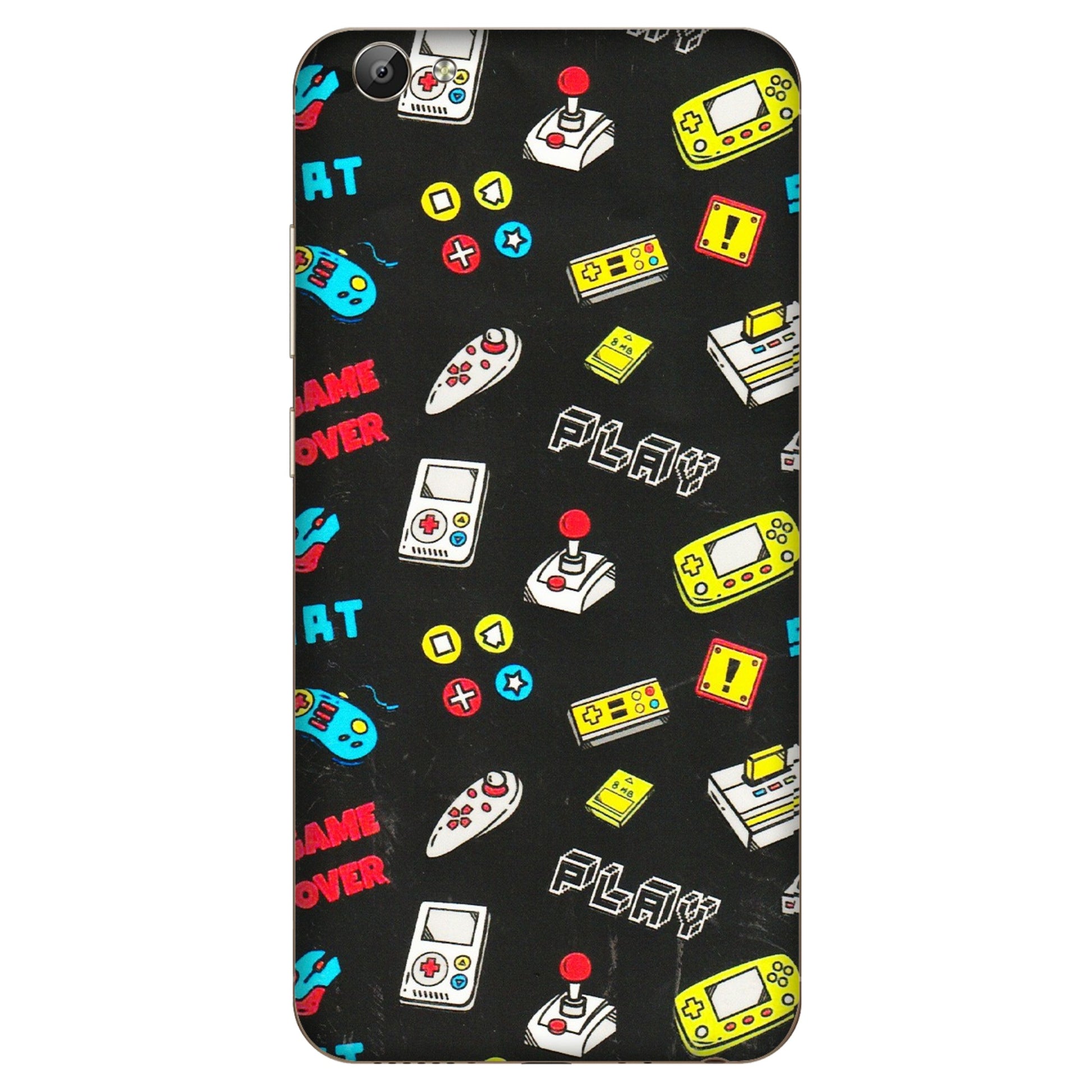 VIVO Y Series Phone Skins (All Models) - Gaming Doodles - 3D Embossed Finish (L-224) Vivo Y66