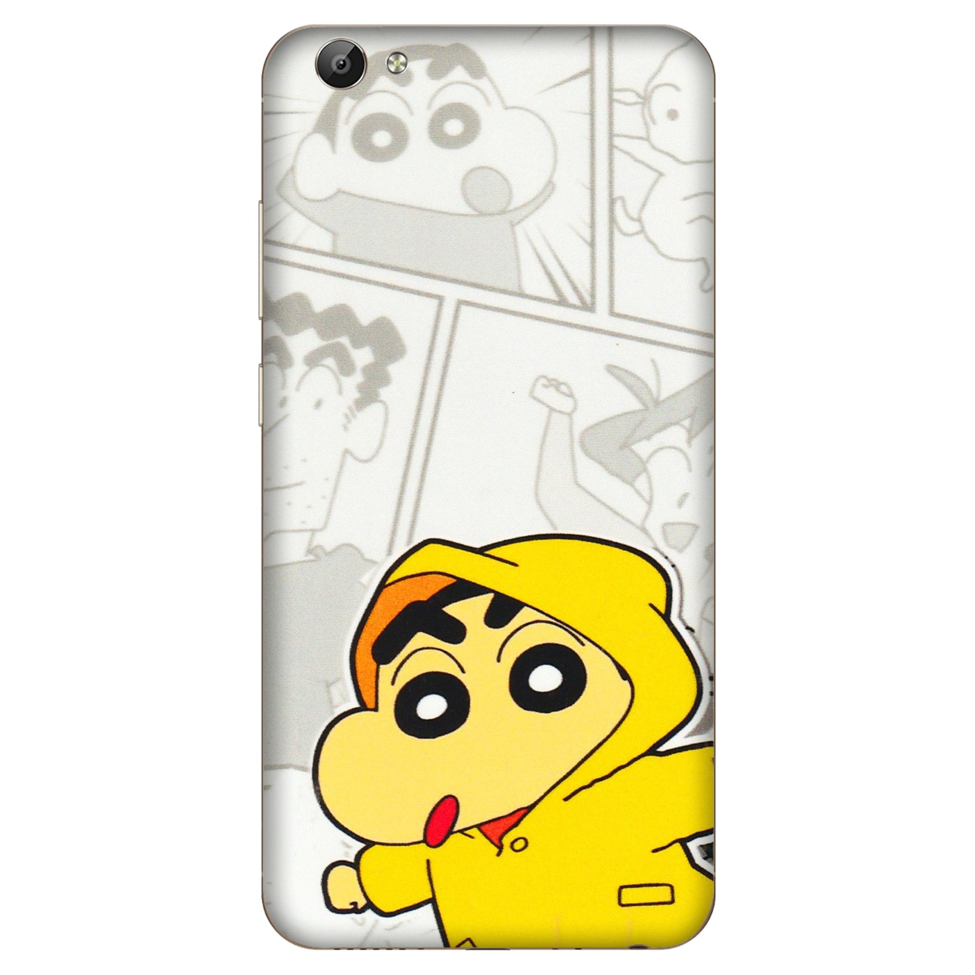 VIVO Y Series Phone Skins (All Models) - Yellow Shinchan Comic - 3D Embossed Finish (L-246) Vivo Y66