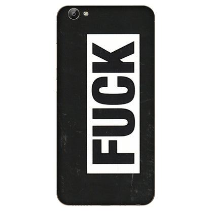 VIVO Y Series Phone Skins (All Models) - The F Word - 3D Embossed Finish (L-255) Vivo Y66