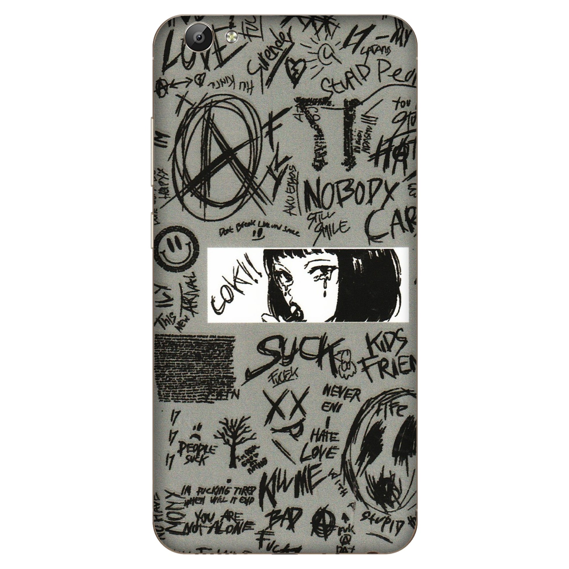 VIVO Y Series Phone Skins (All Models) - Never Have Love Anime - 3D Embossed Finish (L-260) Vivo Y66