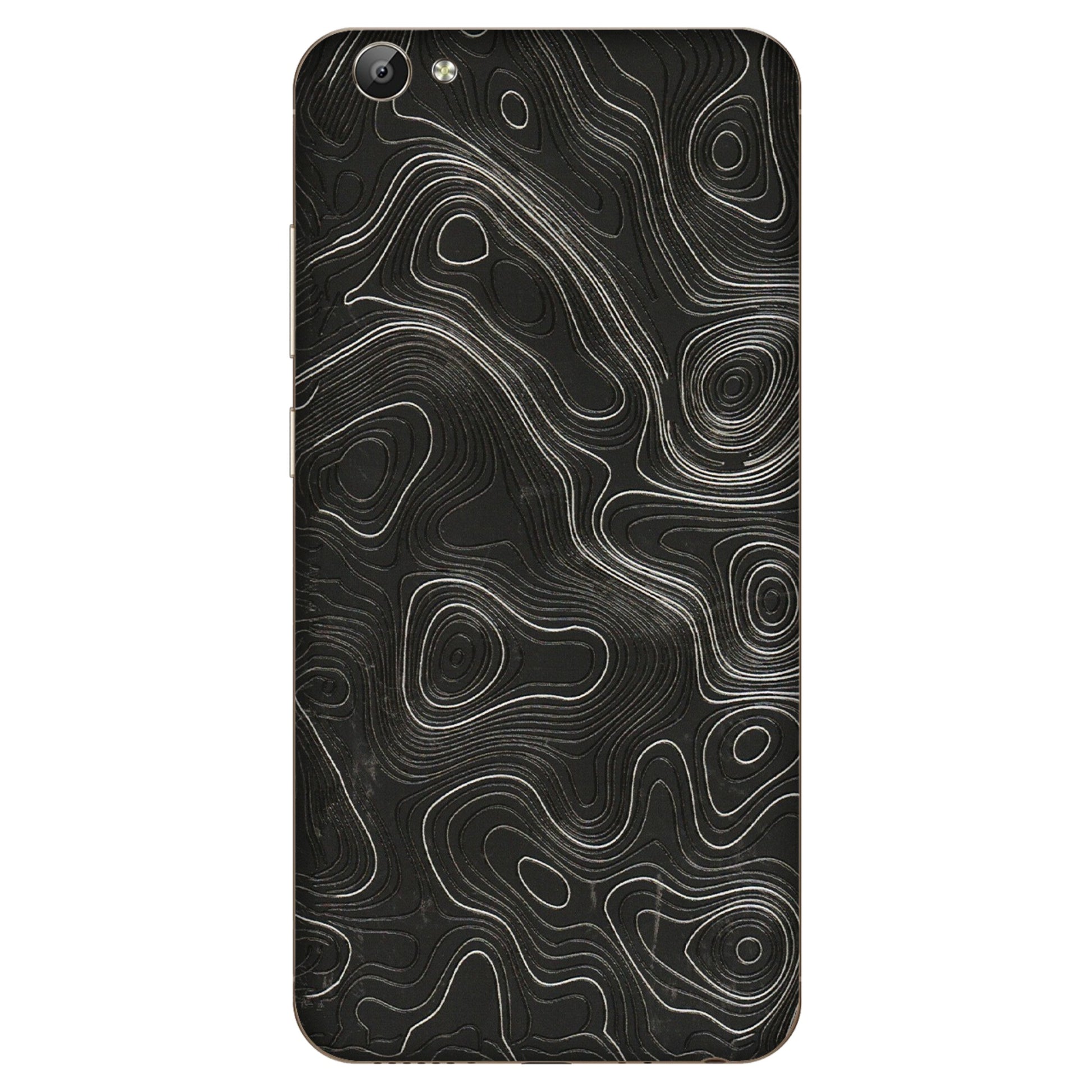 VIVO Y Series Phone Skins (All Models) - Abstract White Line Map - 3D Embossed Finish (L-269) Vivo Y66