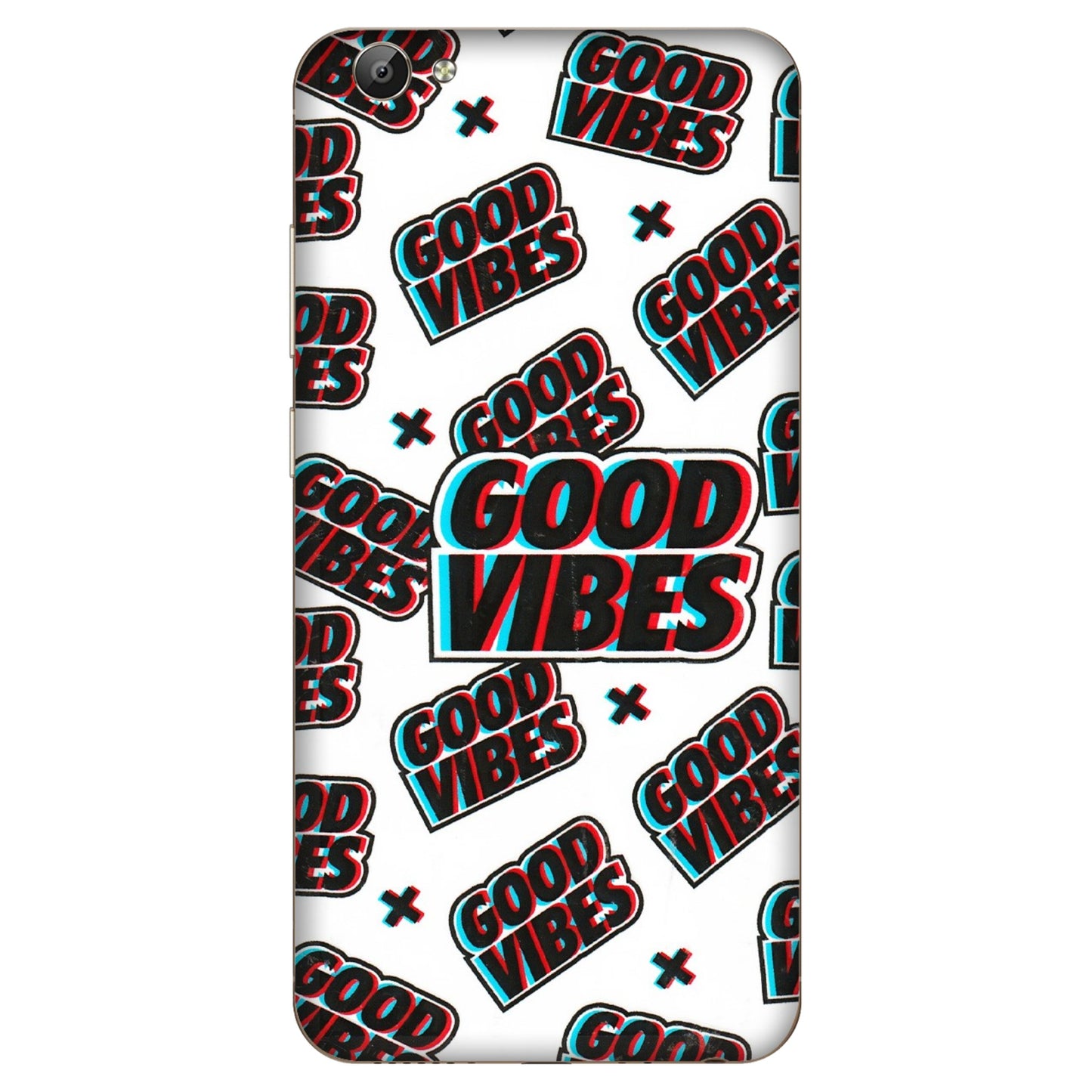 VIVO Y Series Phone Skins (All Models) - Good Vibes - 3D Embossed Finish (L-282) Vivo Y66