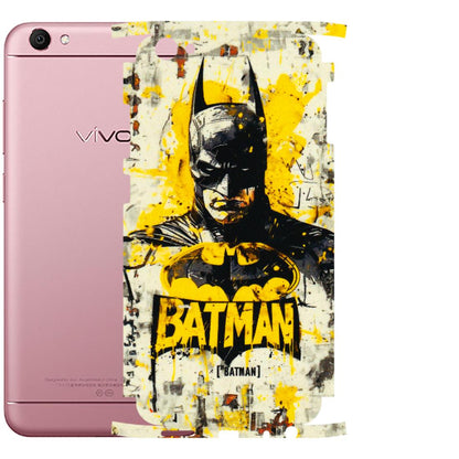 VIVO Y Series Phone Skins (All Models) - Batman Yellow BT - 3D Embossed Finish (L-304) Vivo Y66