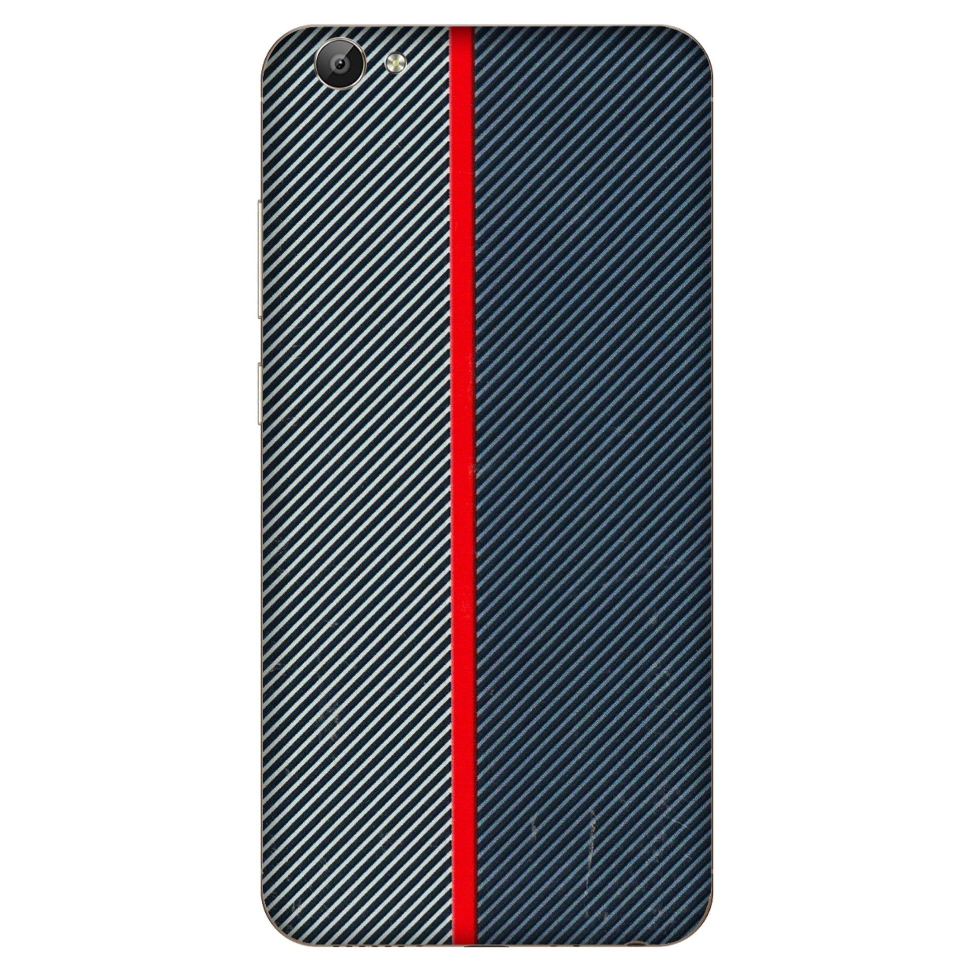 VIVO Y Series Phone Skins (All Models) - Blue Sober Lines - 3D Embossed Finish (L-305) Vivo Y66