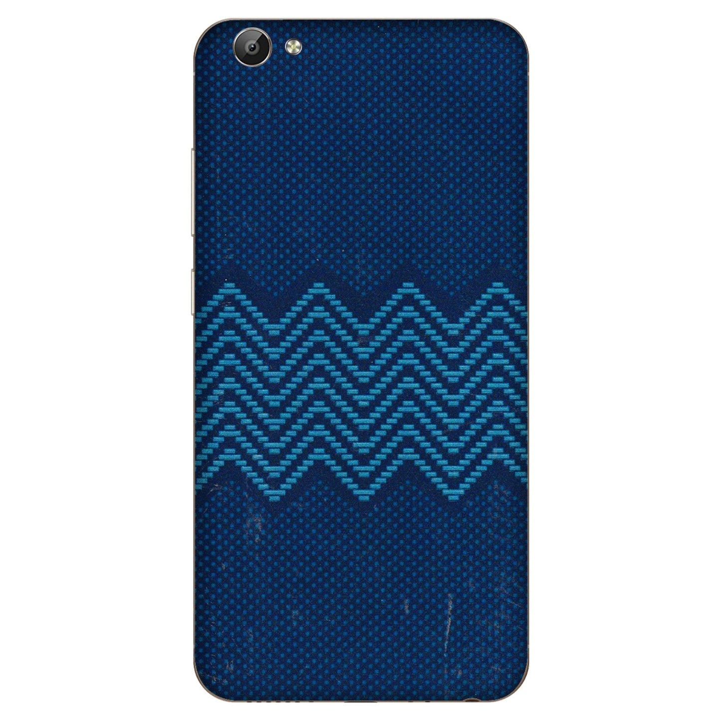 VIVO Y Series Phone Skins (All Models) - Blue Sober Waves - 3D Embossed Finish (L-306) Vivo Y66