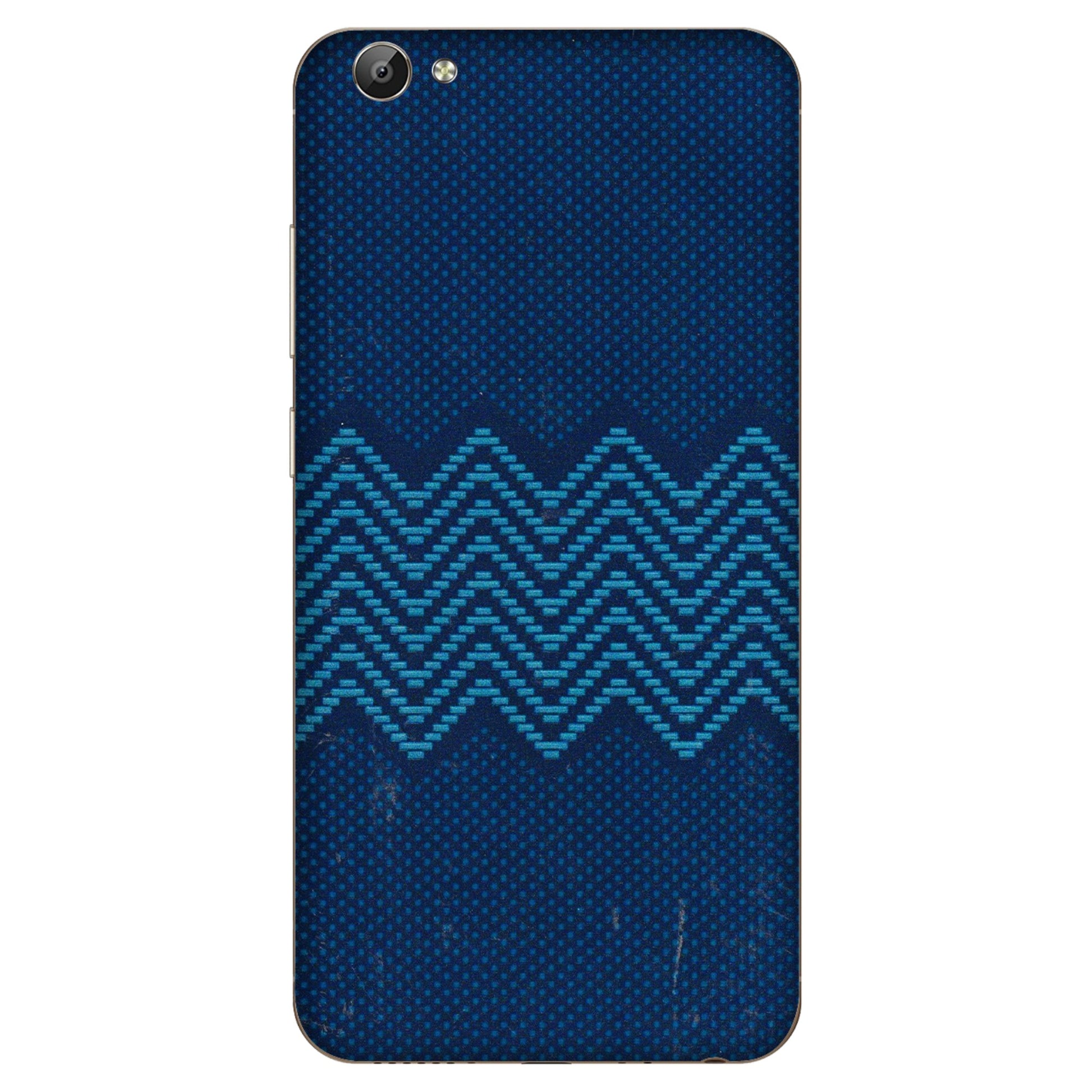 VIVO Y Series Phone Skins (All Models) - Blue Sober Waves - 3D Embossed Finish (L-306) Vivo Y66