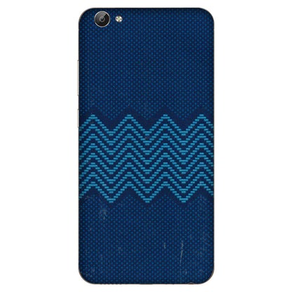 VIVO Y Series Phone Skins (All Models) - Blue Sober Waves - 3D Embossed Finish (L-306) Vivo Y66