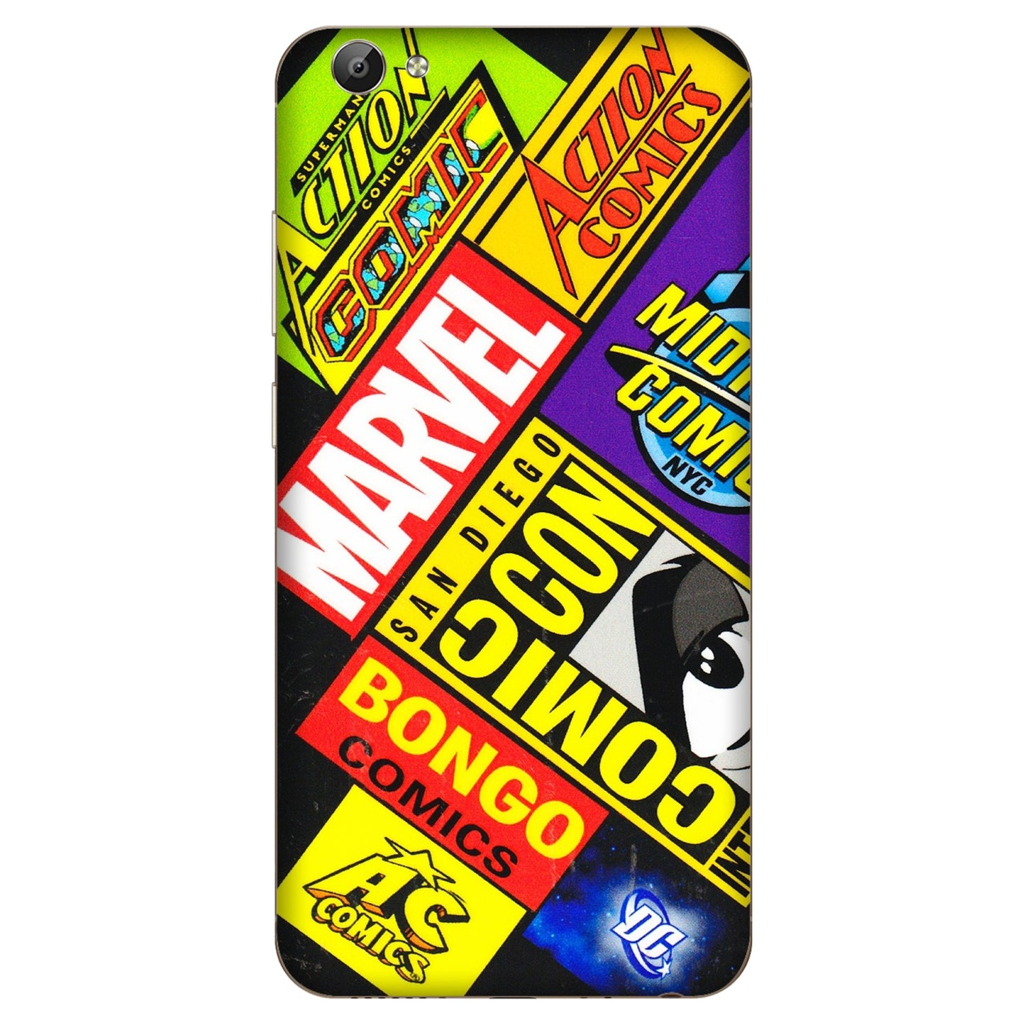 VIVO Y Series Phone Skins (All Models) - Bongo Comic Con - 3D Embossed Finish (L-325) Vivo Y66