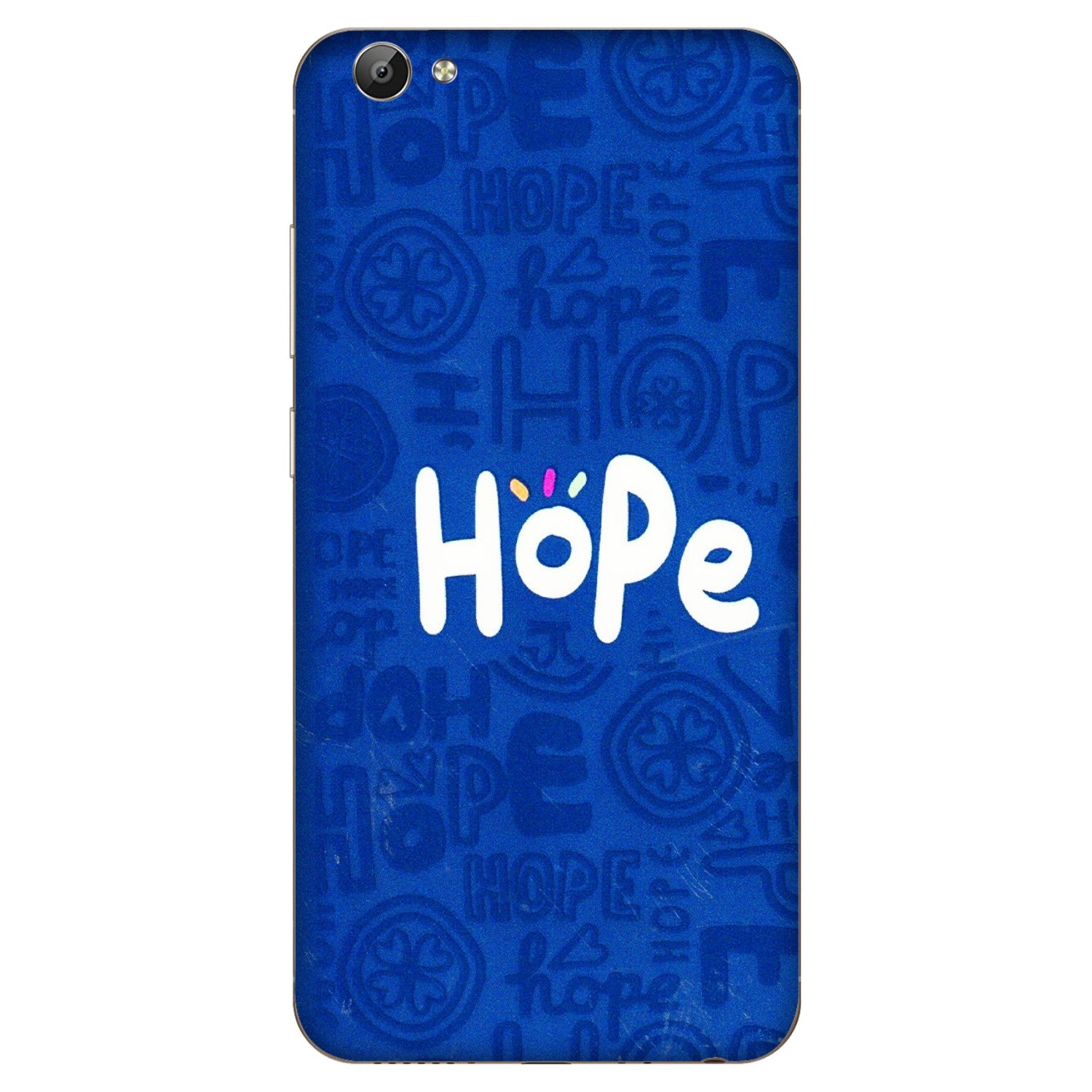 VIVO Y Series Phone Skins (All Models) - Hope Doodles Blue - 3D Embossed Finish (L-43) Vivo Y66