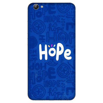 VIVO Y Series Phone Skins (All Models) - Hope Doodles Blue - 3D Embossed Finish (L-43) Vivo Y66