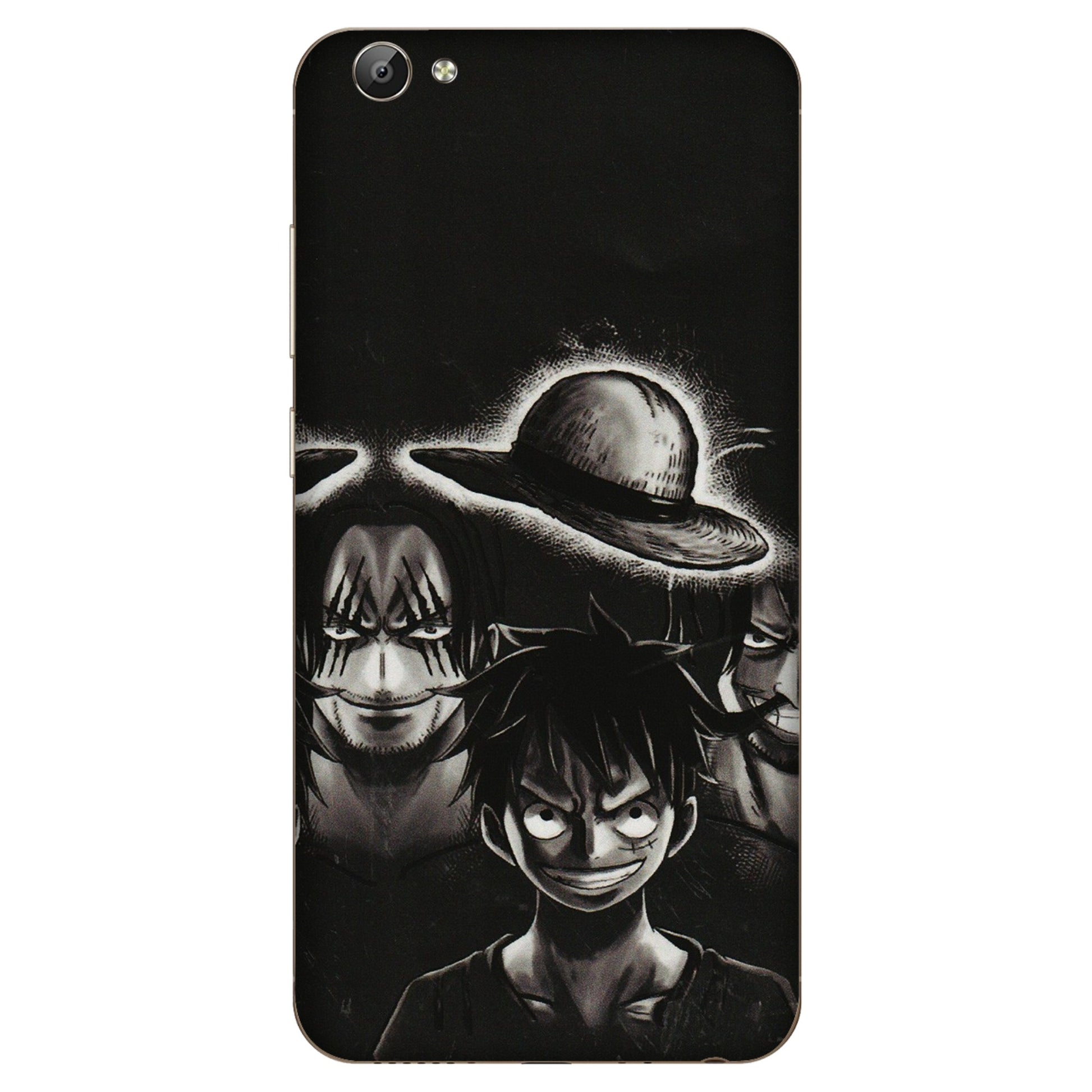 VIVO Y Series Phone Skins (All Models) - Black Luffy Hat - 3D Embossed Finish (L-57) Vivo Y66