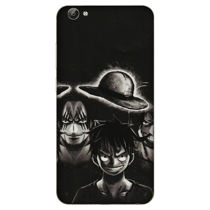 VIVO Y Series Phone Skins (All Models) - Black Luffy Hat - 3D Embossed Finish (L-57) Vivo Y66