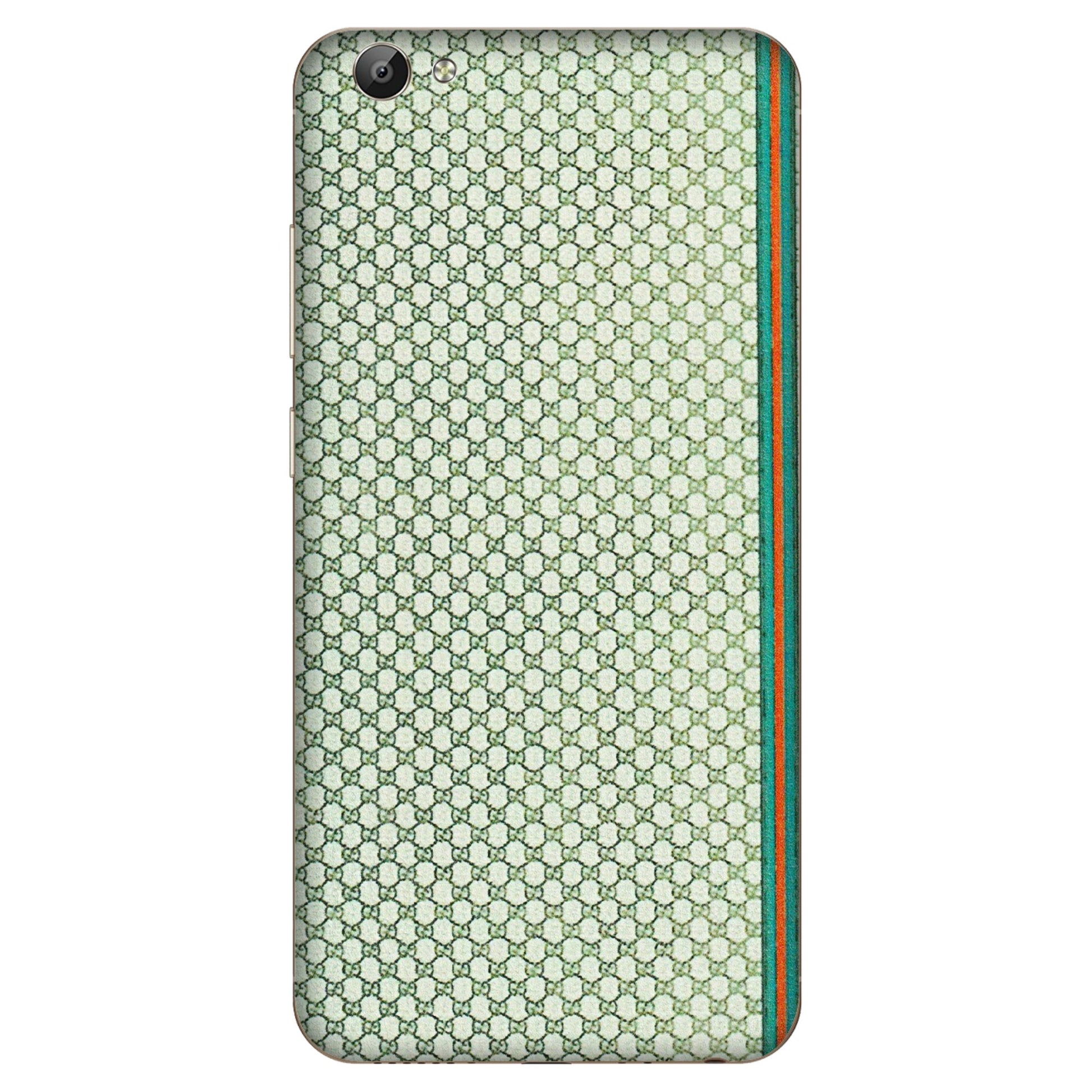 VIVO Y Series Phone Skins (All Models) - Gucci Fabric Pattern - 3D Embossed Finish (L-73) Vivo Y66