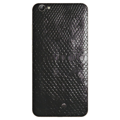 VIVO Y Series Phone Skins (All Models) - Black Snack Leather - Matte Finish (M-147) Vivo Y66