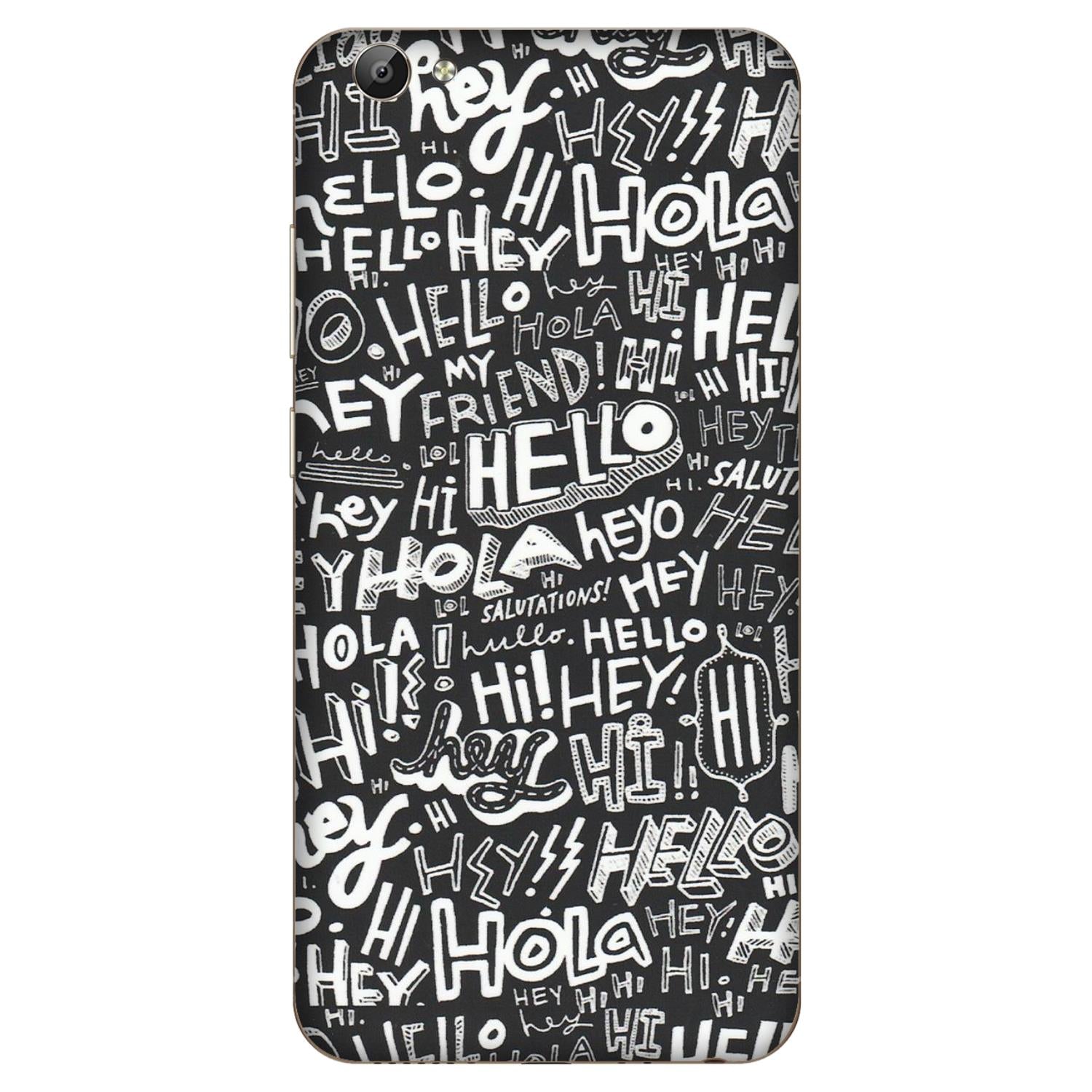 VIVO Y Series Phone Skins (All Models) - Hi Hello Doodles - Matte Finish (M-25) Vivo Y66