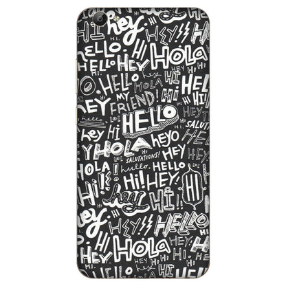 VIVO Y Series Phone Skins (All Models) - Hi Hello Doodles - Matte Finish (M-25) Vivo Y66