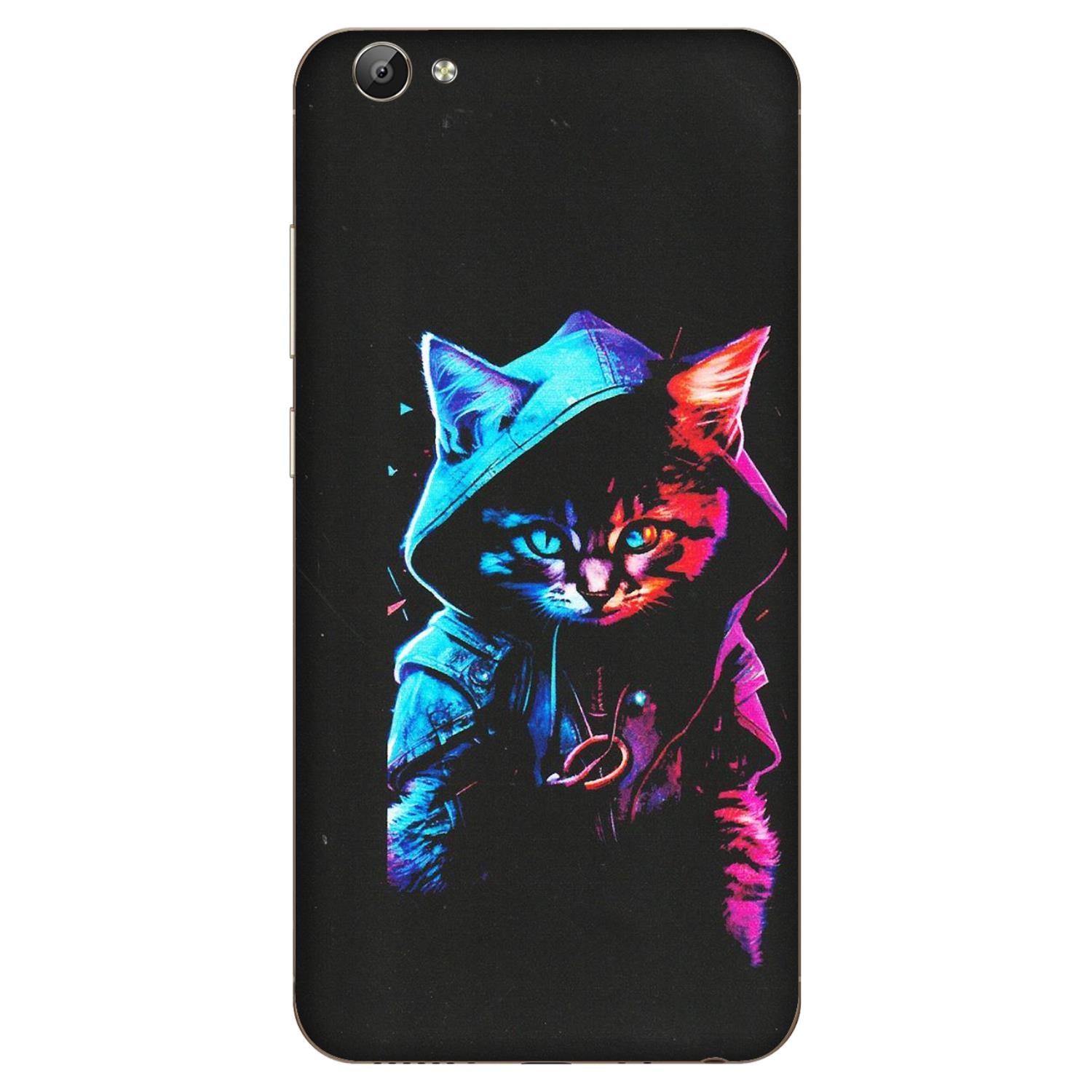 VIVO Y Series Phone Skins (All Models) - Cyberpunk Cat - Matte Finish (M-45) Vivo Y66