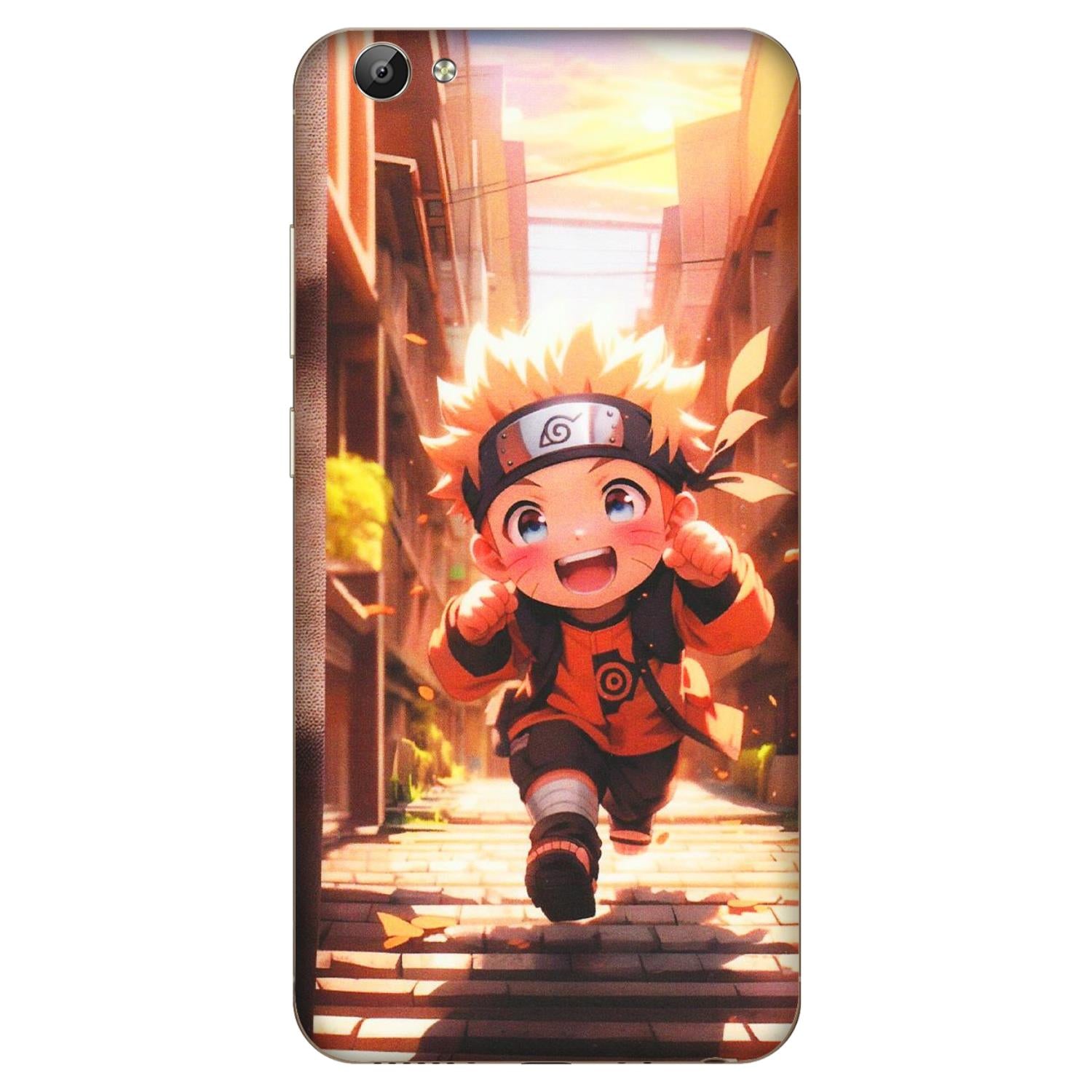 VIVO Y Series Phone Skins (All Models) - Naruto Cute Toon Running - Matte Finish (M-04) Vivo Y66