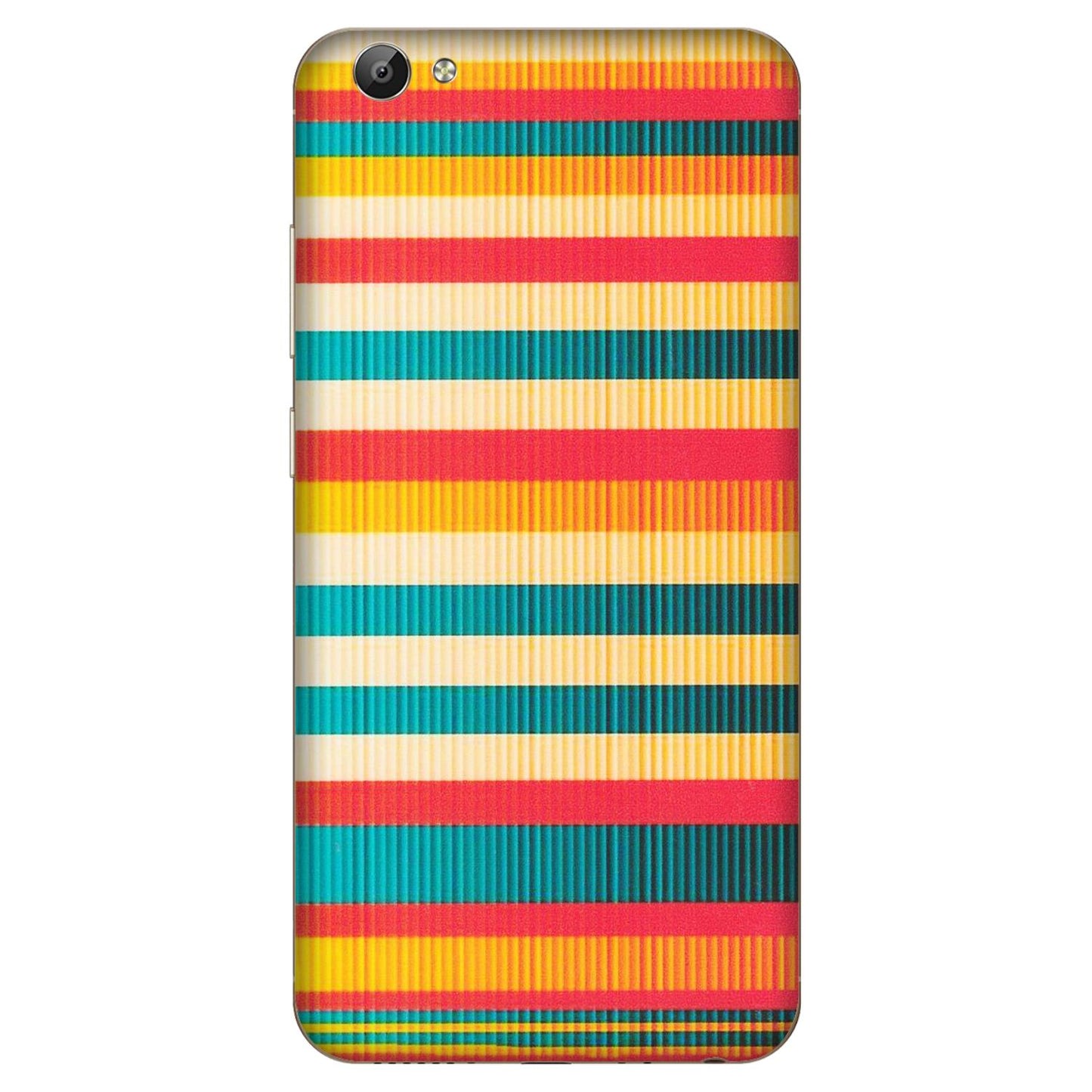 VIVO Y Series Phone Skins (All Models) - Colourful Stripes Soothing Effect - Matte Finish (M-86) Vivo Y66
