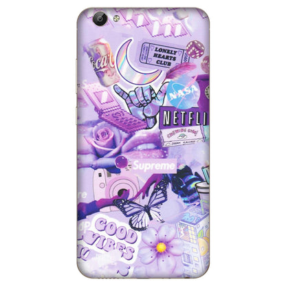 VIVO Y Series Phone Skins (All Models) - Supreme Purple Magic - Matte Finish (M-88) Vivo Y66