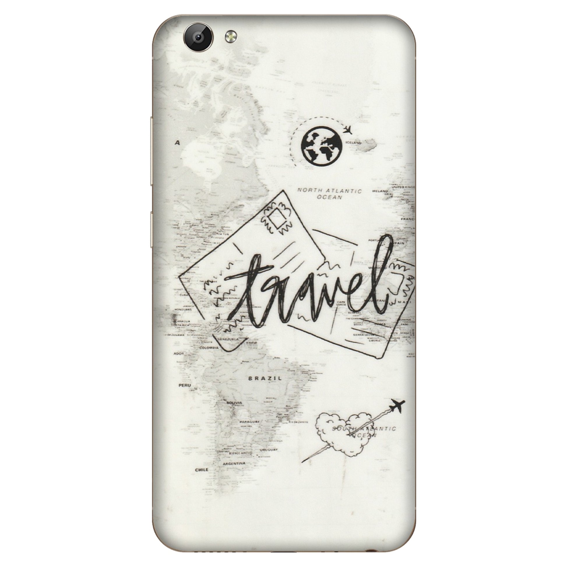 VIVO Y Series Phone Skins (All Models) - Travel Ticket - Transparent Finish (T-06) Vivo Y66