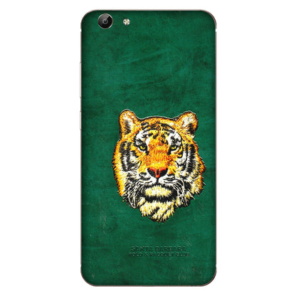 VIVO Y Series Phone Skins (All Models) - Leather Feel Tiger - 3D Embossed Finish (L-111) Vivo Y69