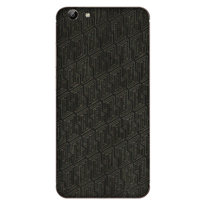 VIVO Y Series Phone Skins (All Models) - Black Abstract Pattern - 3D Embossed Finish (L-117) Vivo Y69