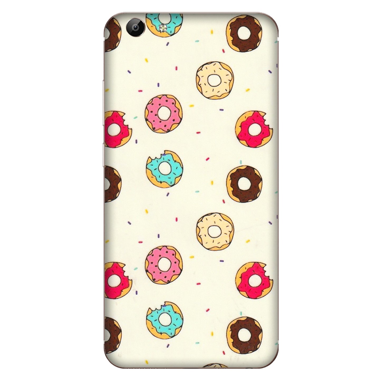 VIVO Y Series Phone Skins (All Models) - Mini Donuts Doodle Art - 3D Embossed Finish (L-122) Vivo Y69