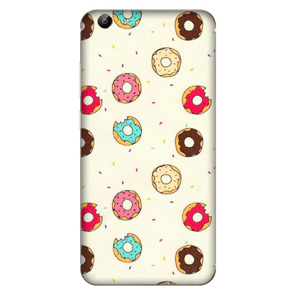 VIVO Y Series Phone Skins (All Models) - Mini Donuts Doodle Art - 3D Embossed Finish (L-122) Vivo Y69