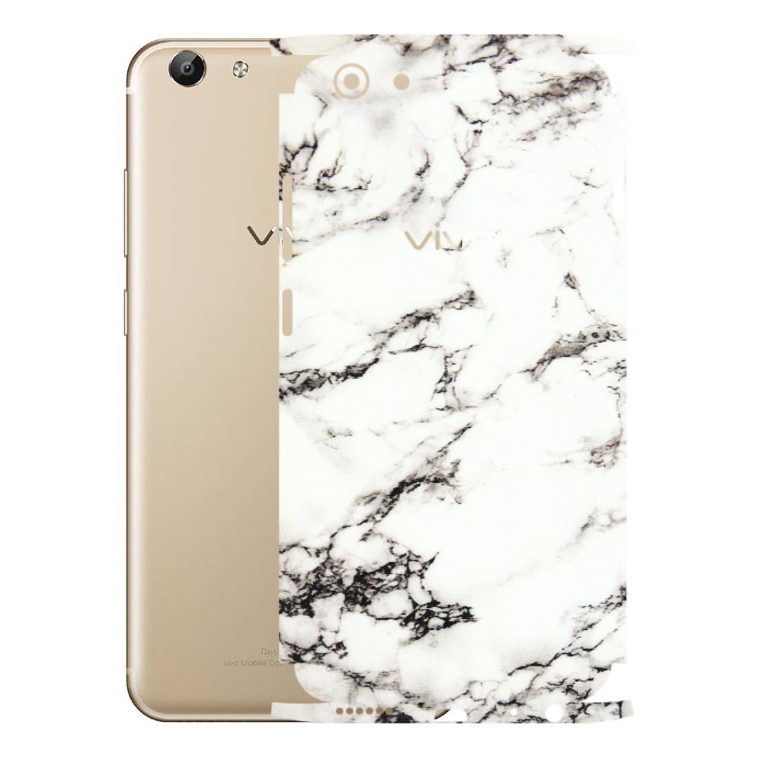 VIVO Y Series Phone Skins (All Models) - Black and White Marble Texture - 3D Embossed Finish (L-124) Vivo Y69