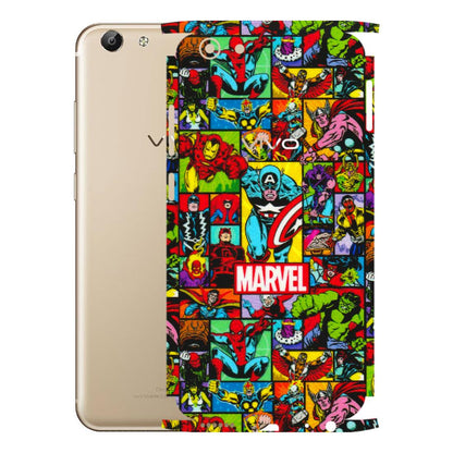 VIVO Y Series Phone Skins (All Models) - MARVELOUS Comic Characters - 3D Embossed Finish (L-129) Vivo Y69