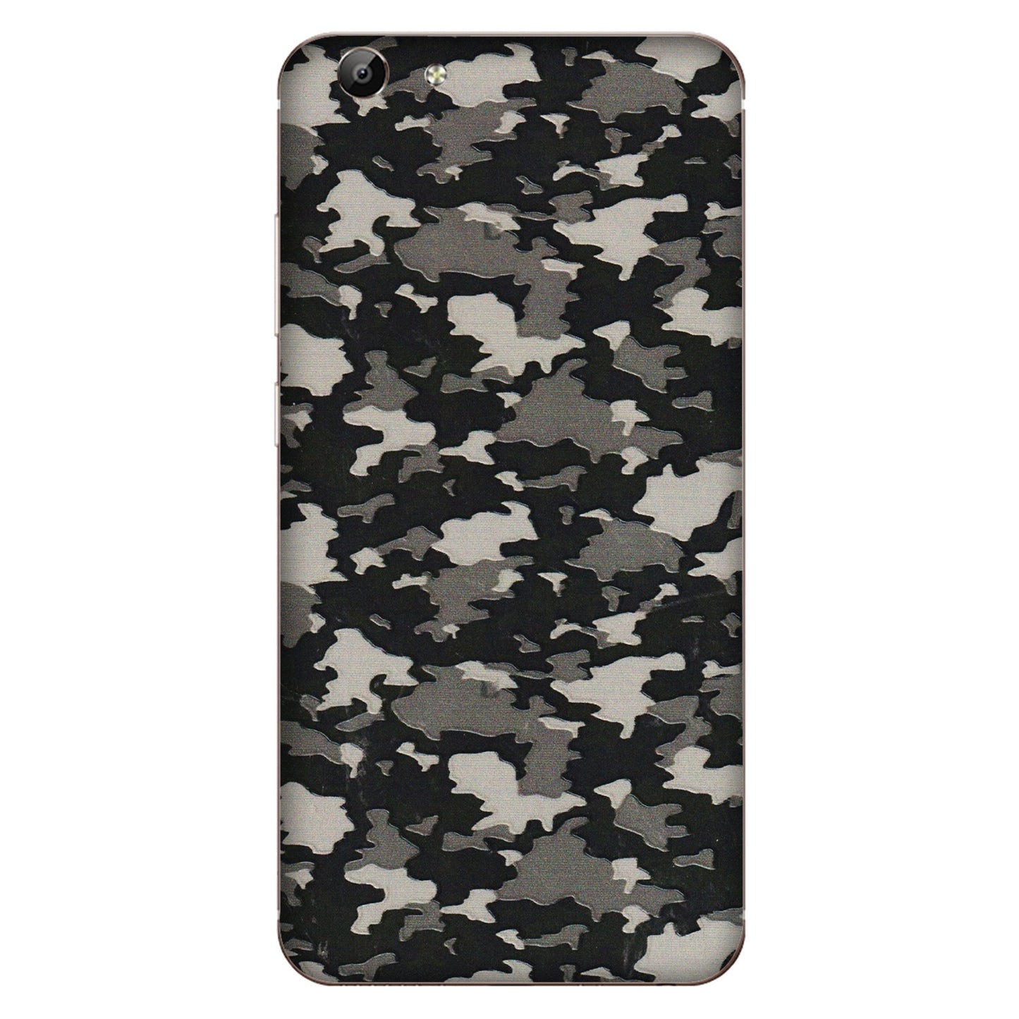 VIVO Y Series Phone Skins (All Models) - Black/Grey Camoflaunge - 3D Embossed Finish (L-142) Vivo Y69