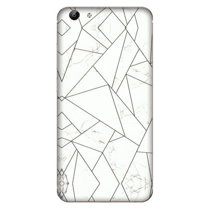 VIVO Y Series Phone Skins (All Models) - Luxury White Marble Effect - 3D Embossed Finish (L-168) Vivo Y69