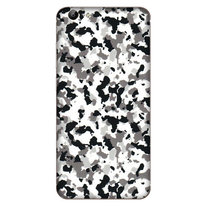 VIVO Y Series Phone Skins (All Models) - White Black Camouflage - 3D Embossed Finish (L-18) Vivo Y69