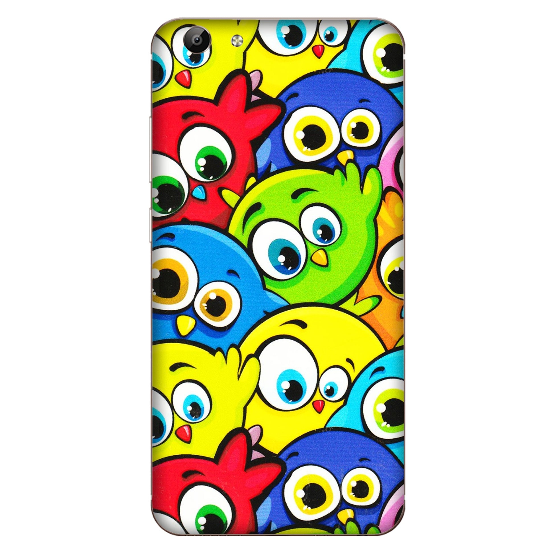 VIVO Y Series Phone Skins (All Models) - Cute Fluffy Birds - 3D Embossed Finish (L-213) Vivo Y69