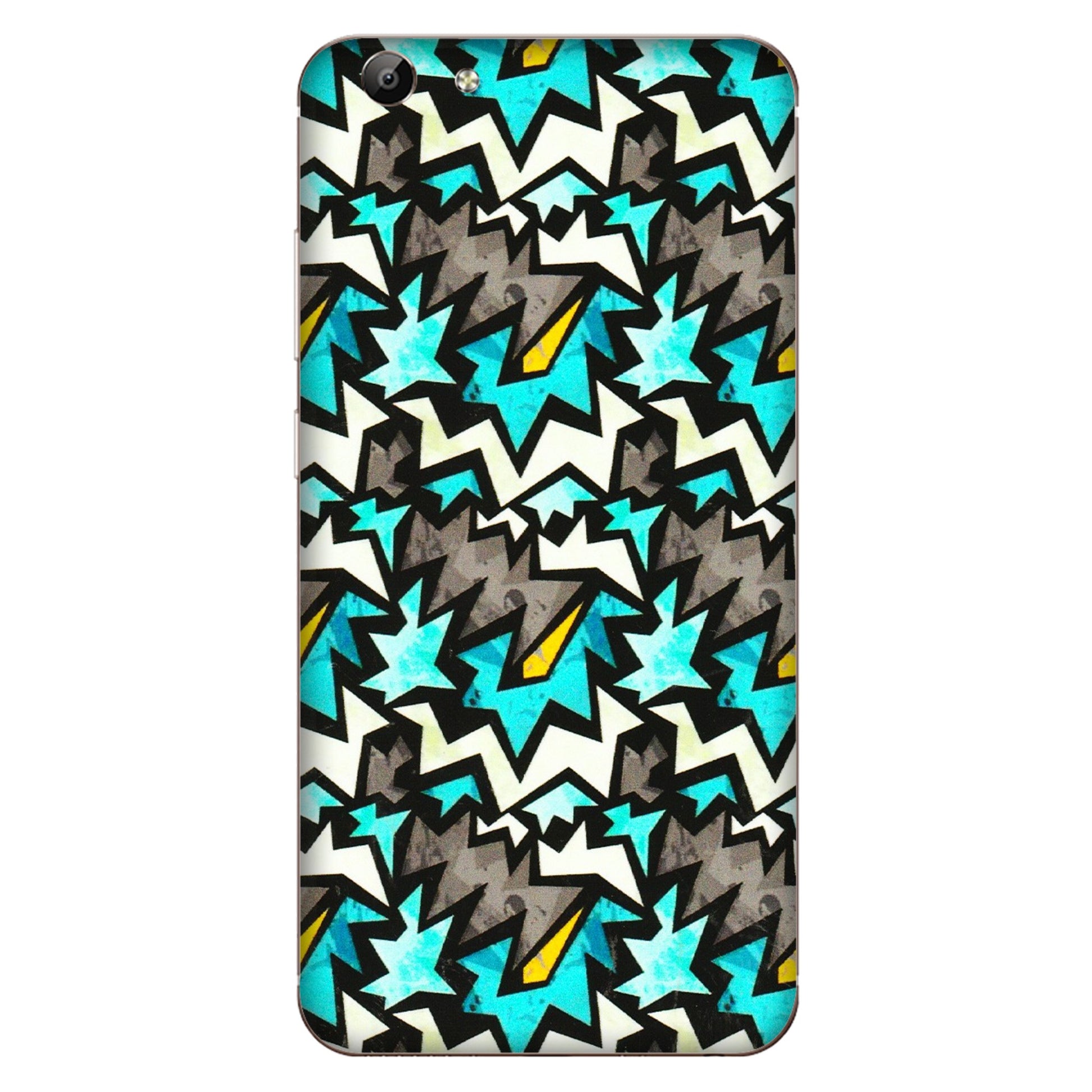VIVO Y Series Phone Skins (All Models) - Funky Zig Zag - 3D Embossed Finish (L-223) Vivo Y69