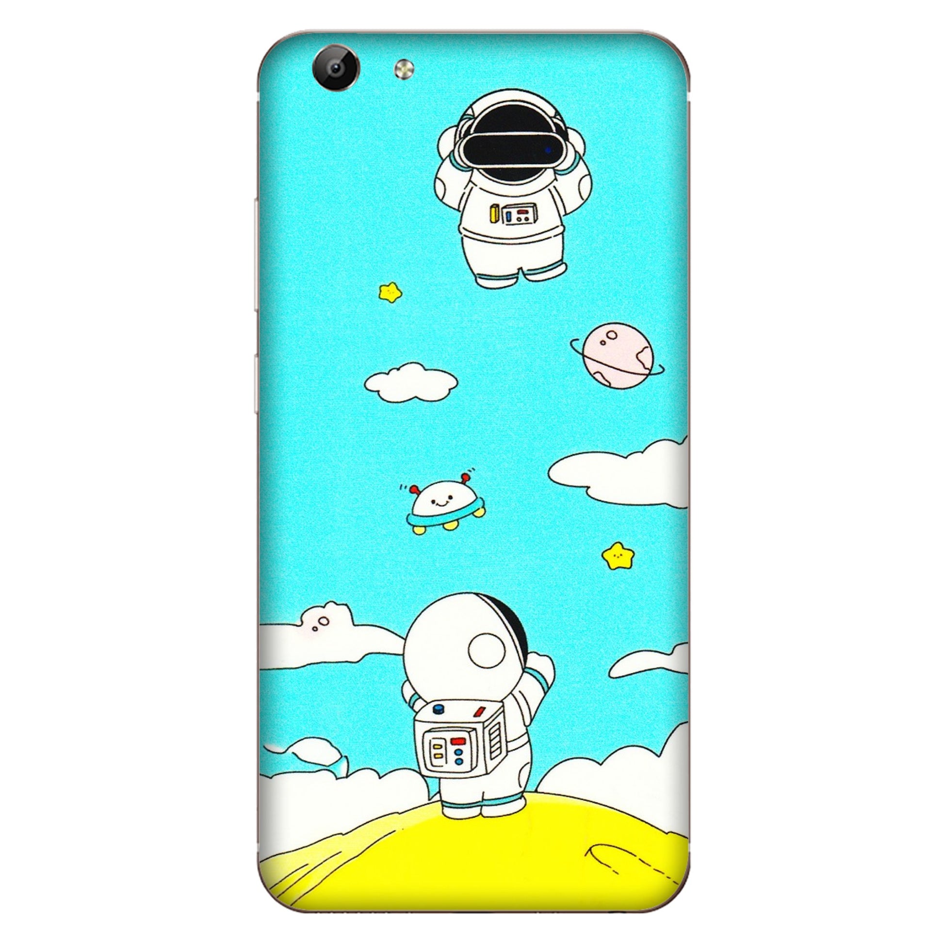 VIVO Y Series Phone Skins (All Models) - Blue Skies Astro Float - 3D Embossed Finish (L-230) Vivo Y69
