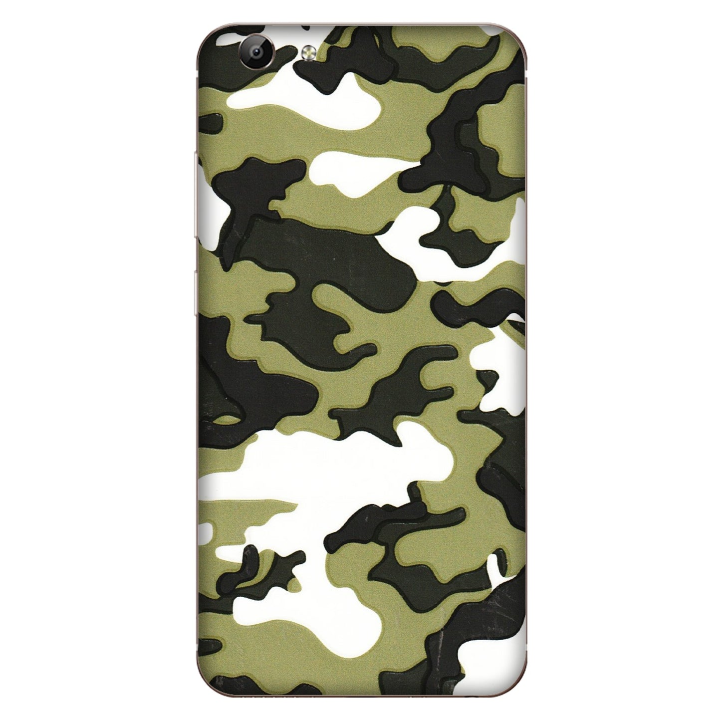 VIVO Y Series Phone Skins (All Models) - Camouflages White And Green - 3D Embossed Finish (L-243) Vivo Y69