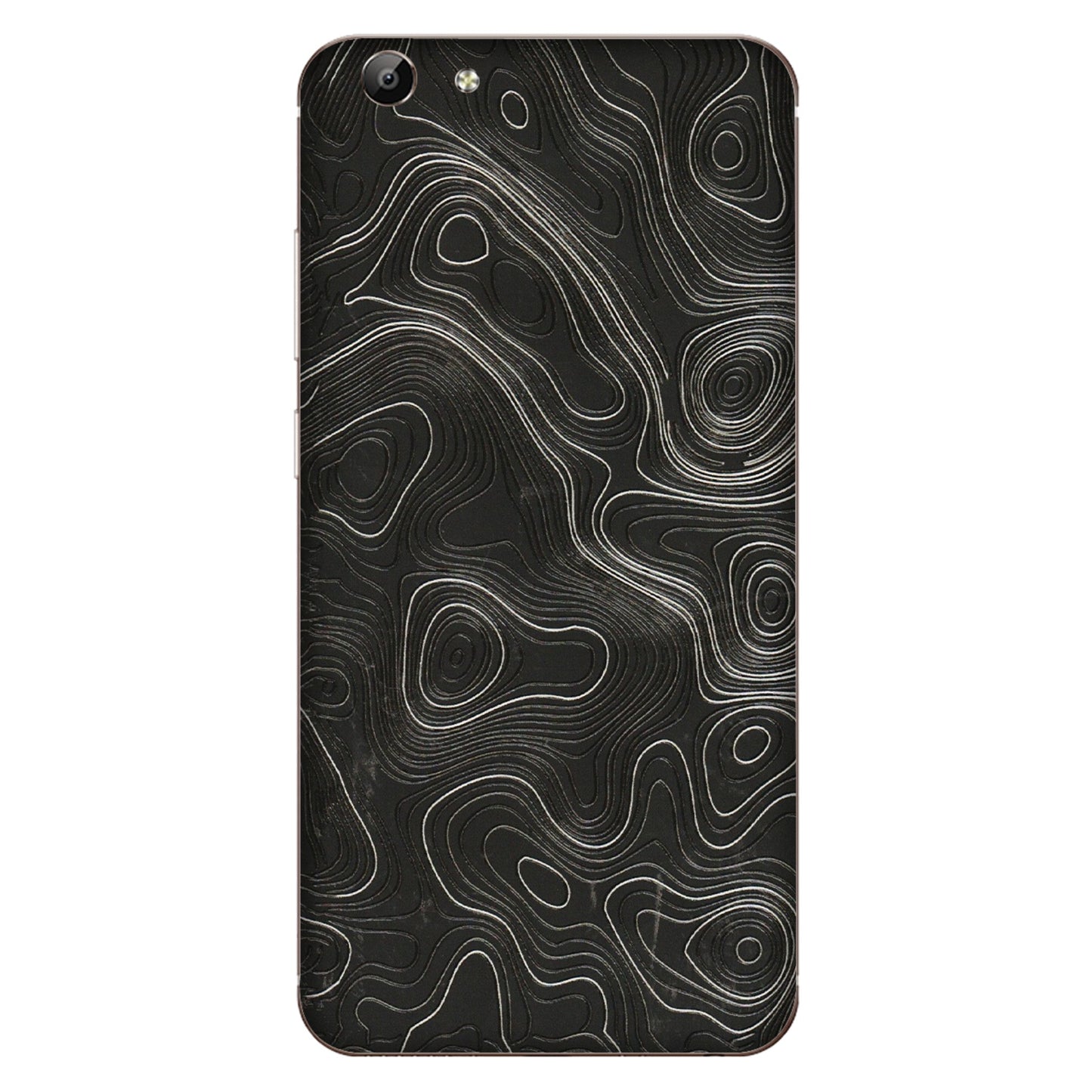 VIVO Y Series Phone Skins (All Models) - Abstract White Line Map - 3D Embossed Finish (L-269) Vivo Y69