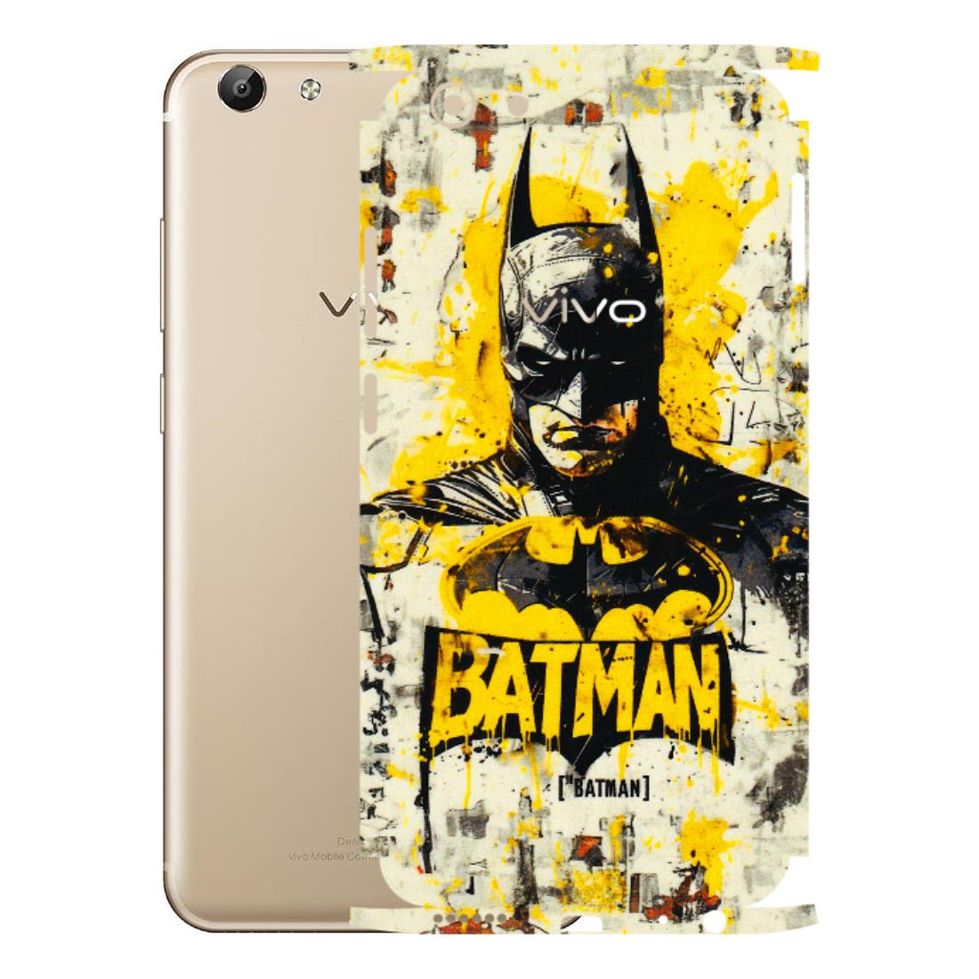 VIVO Y Series Phone Skins (All Models) - Batman Yellow BT - 3D Embossed Finish (L-304) Vivo Y69