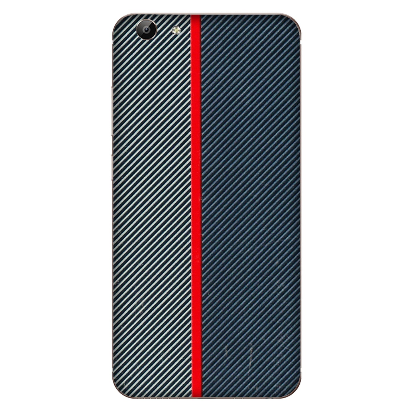 VIVO Y Series Phone Skins (All Models) - Blue Sober Lines - 3D Embossed Finish (L-305) Vivo Y69