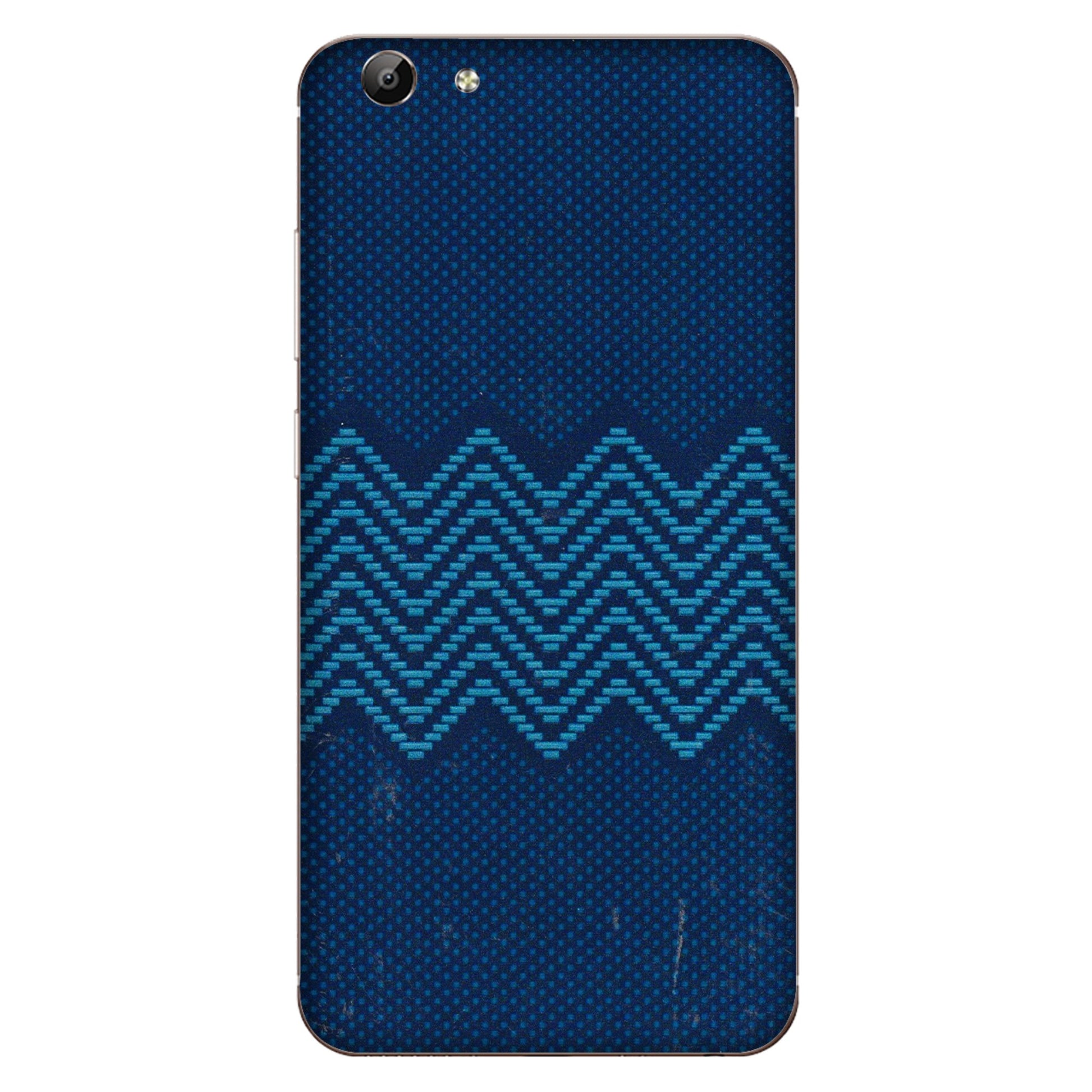 VIVO Y Series Phone Skins (All Models) - Blue Sober Waves - 3D Embossed Finish (L-306) Vivo Y69